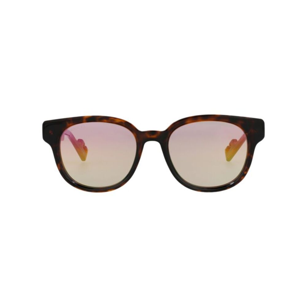 Gucci Round-Frame Injection Sunglasses Multi Mens